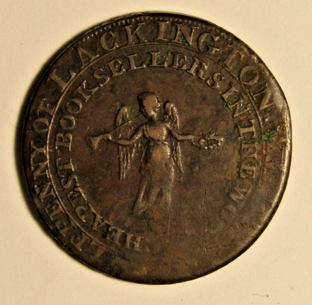 1794 UK 1/2 Penny Middlesex - Lackington's