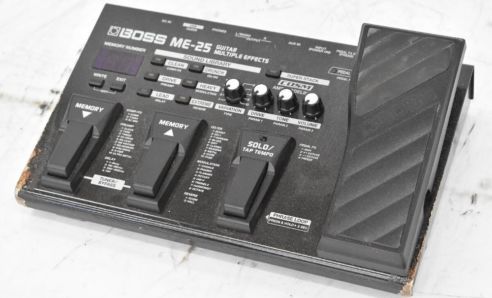 BOSS ME-25 Guitar Multiple Effects Multi Effect Pedal Good GP