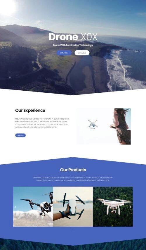 Beautiful Elementor Templates 18 , Wordpress, Mobile Responsive, Slider Website.