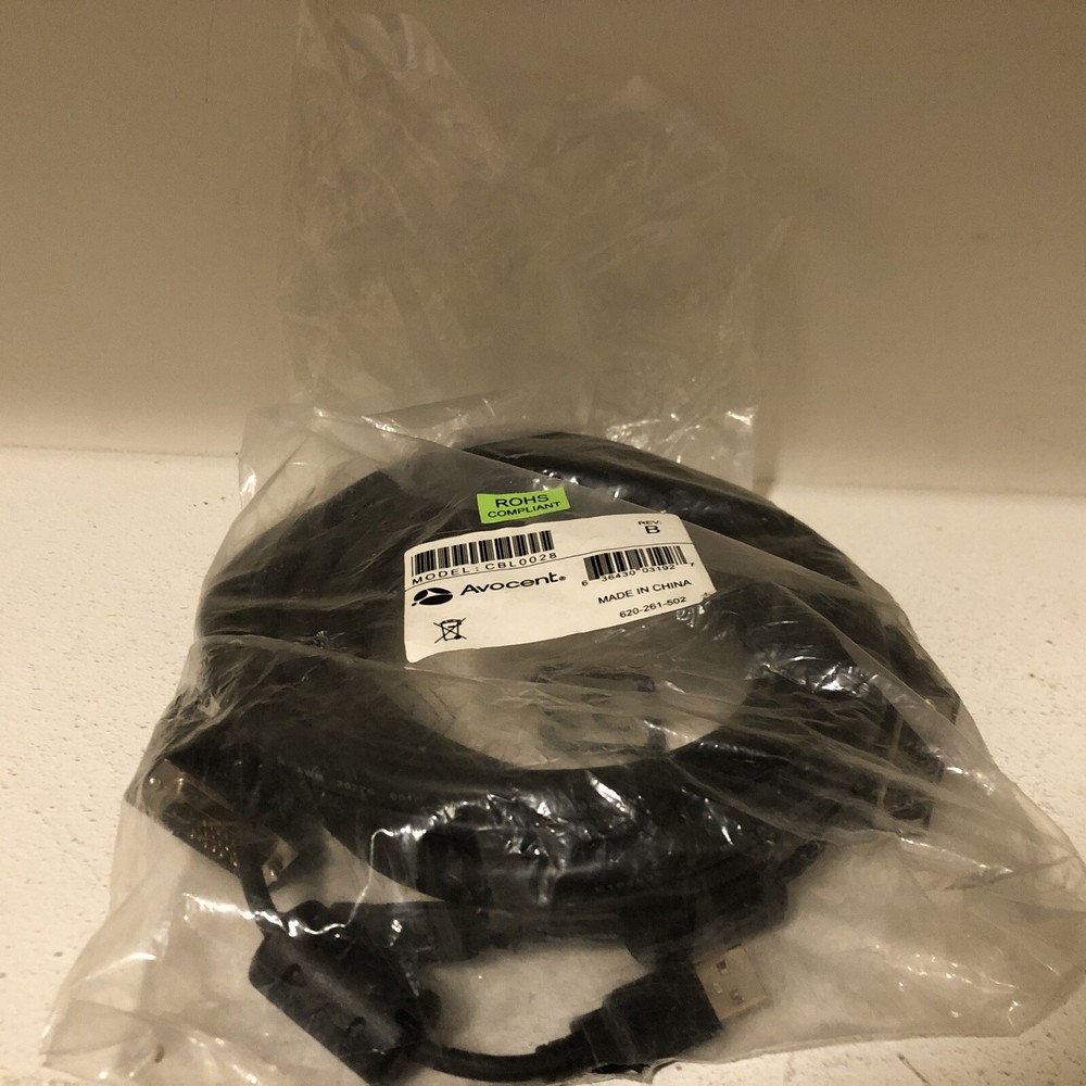 AVOCENT CBL0028 12ft. Cable for SwitchView KVM Switch