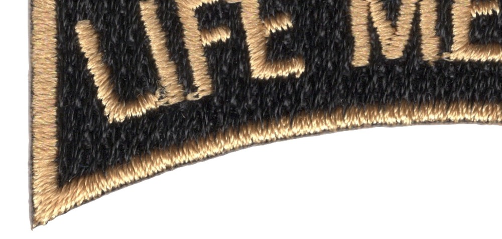 Life Member Tab Top Banner Patch