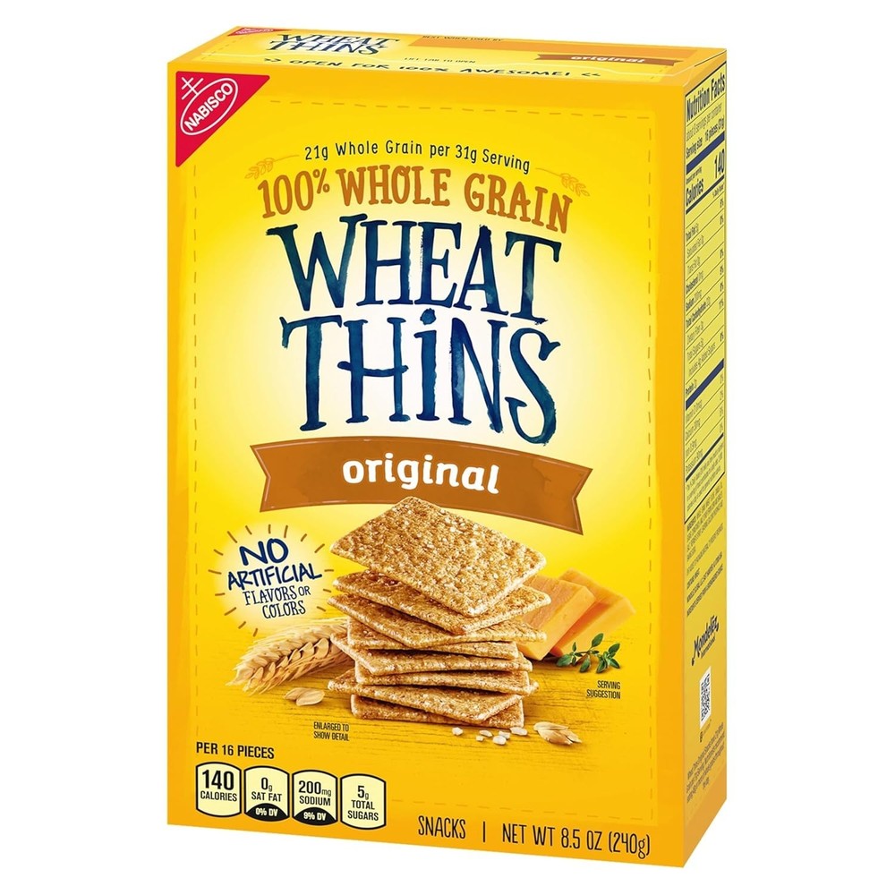 Snacks, Whole Grain Crackers, 6 Boxes, 51 oz-