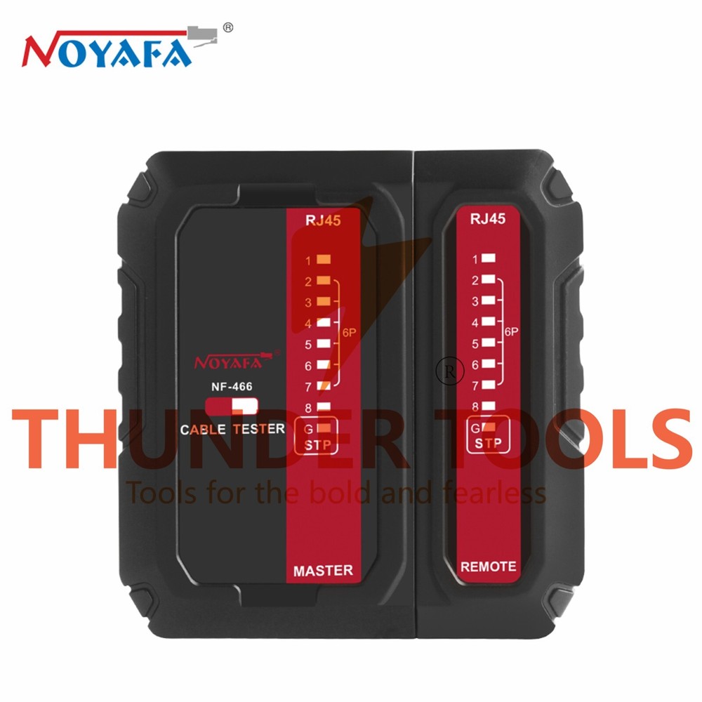Thunder Tools NOYAFA NF-466 Network Cable Tester POE Wire Checker Launcher