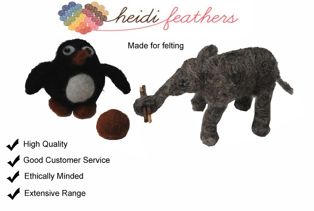 Heidifeathers® Felting Needles Sets 1 - 100,Triangular, Star, Twisted, Reverse..