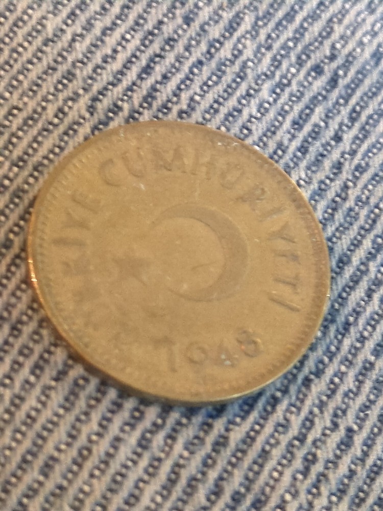 1948 Turkey 25 Kurus Circulated