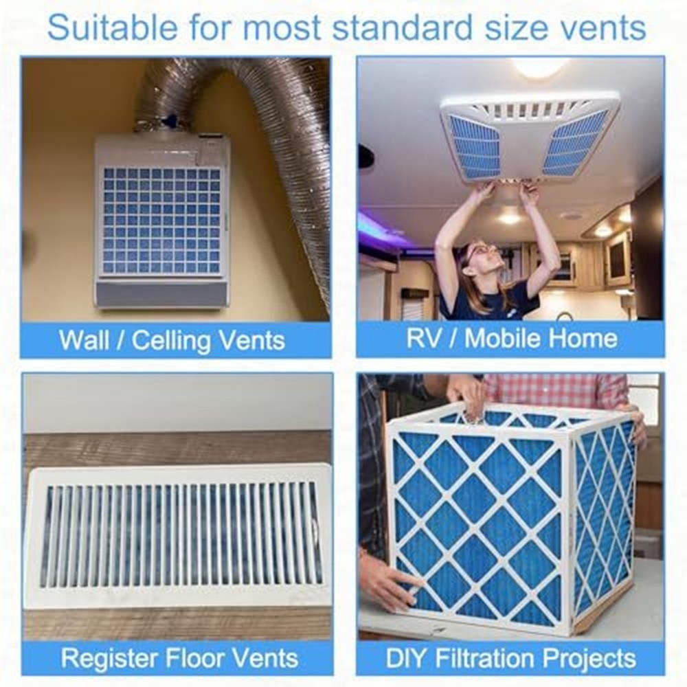 Reusable Air Vent Filter Designed for Easy Customization and Long Lasting Use