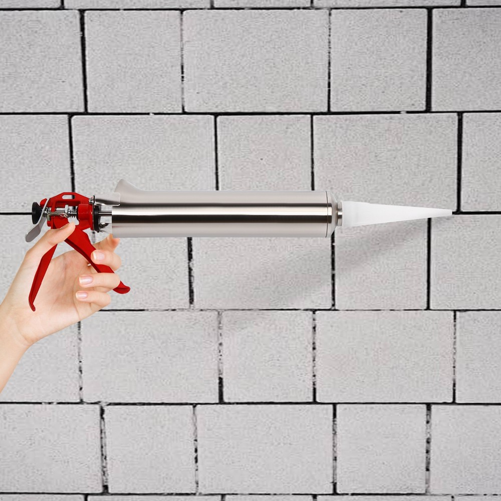 Cement Grout Mortar Pointing Grouting Gun Sprayer Applicator Tool W/2 Nozzle