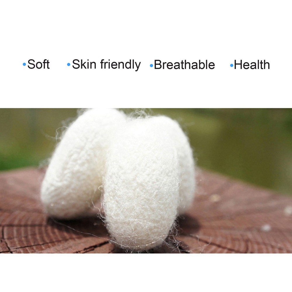 Eye Patch Silk Cotton Elastic Strap Full Cover Light Blocking Eye Cover Pad For