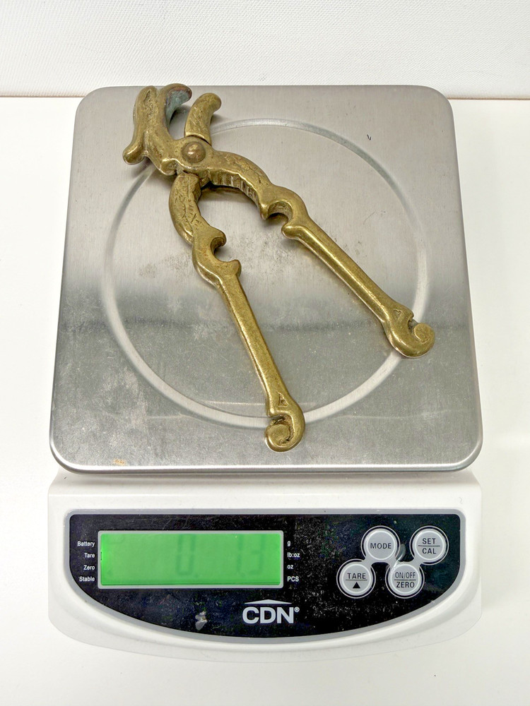 Vintage Heavy Solid Brass Eagle Head Nutcracker, Functional, Griffon, Gryphon