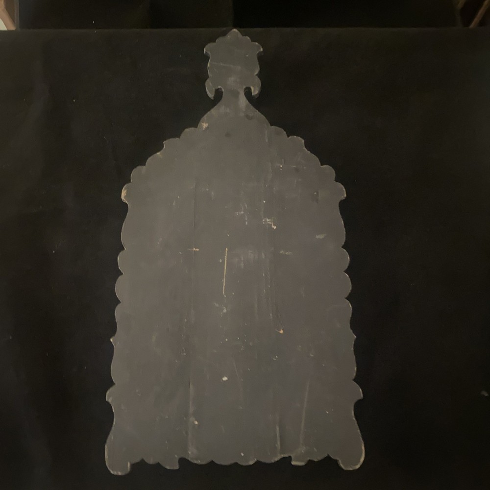 Antique Handpainted Qajar Laquer Mirror
