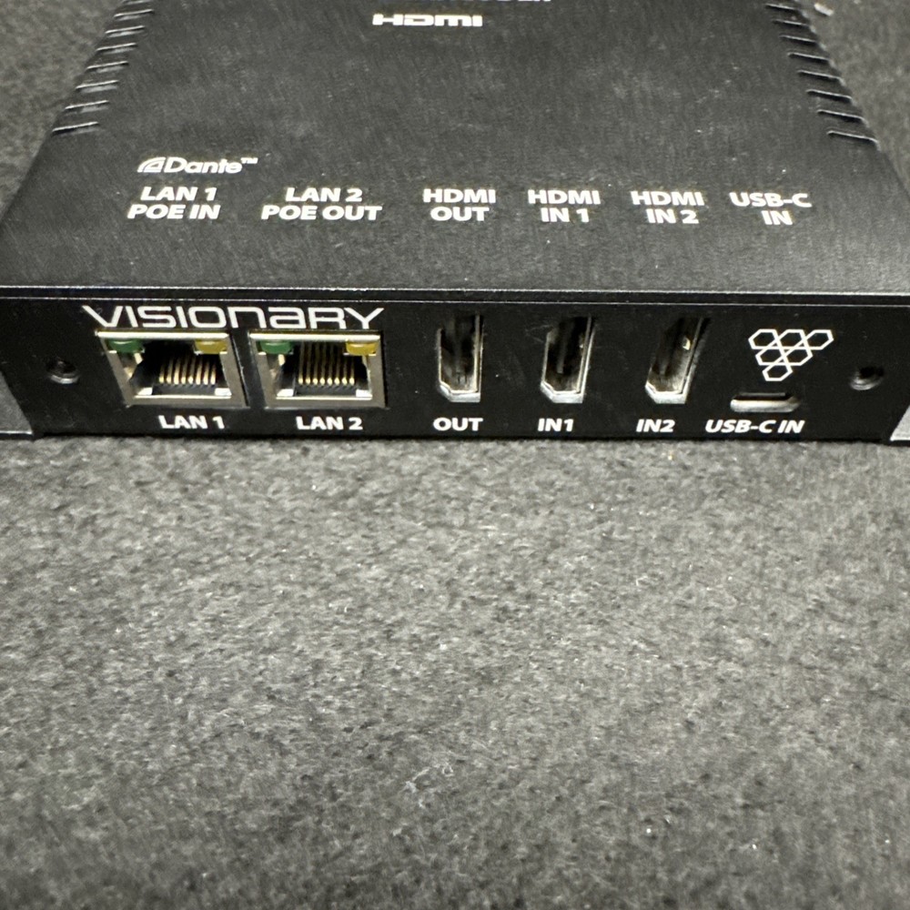 Visionary Solutions Network Audio Video PacketAV 4K-Encoder (DuetE-2)