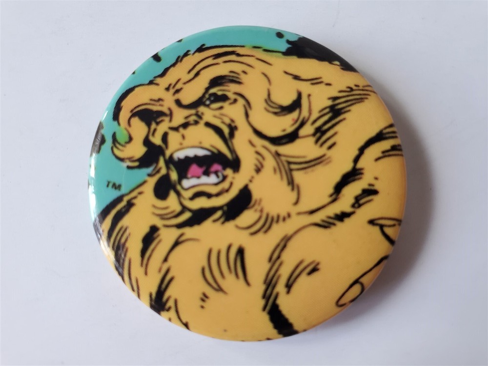 1985 MARVEL COMICS 1.5" Vintage Pinback Pin Button SASQUATCH