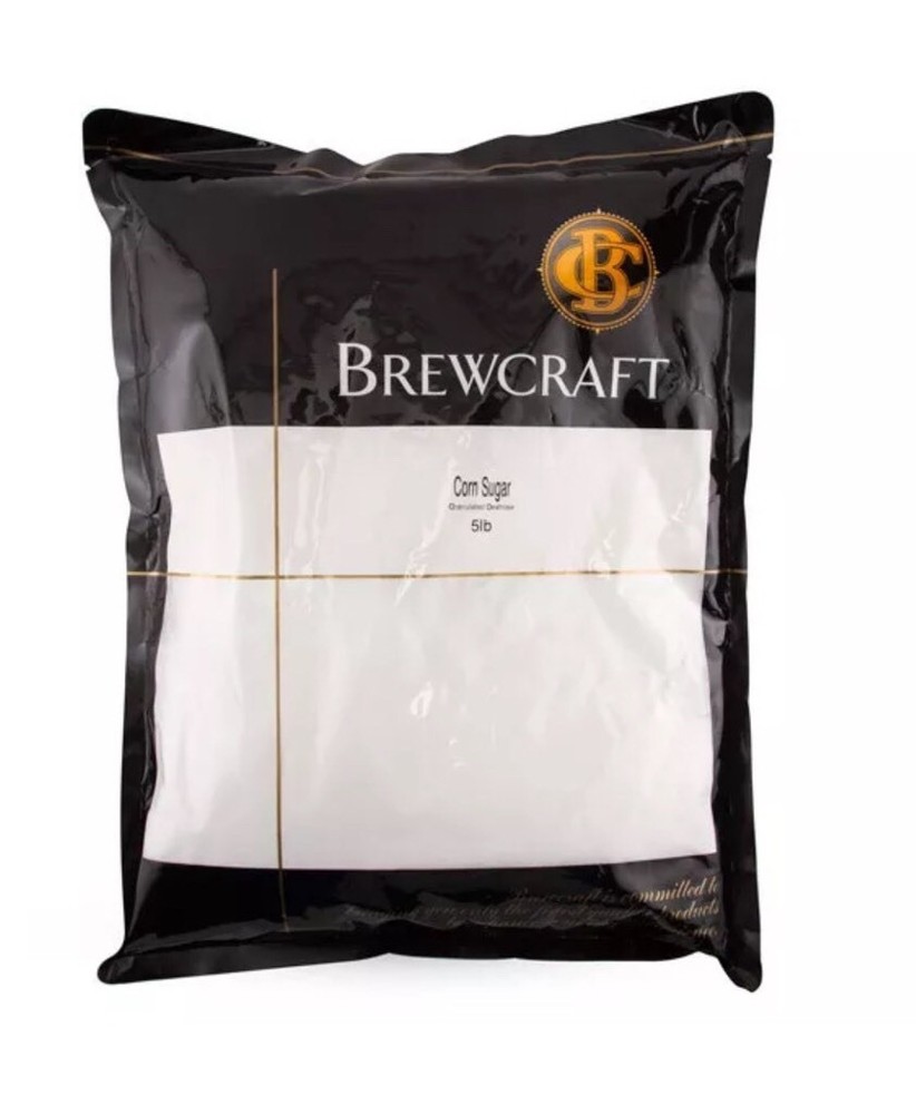 PURE CORN SUGAR 5 LB  ~ Dextrose Homebrew Beer Wine Cider Moonshine Priming