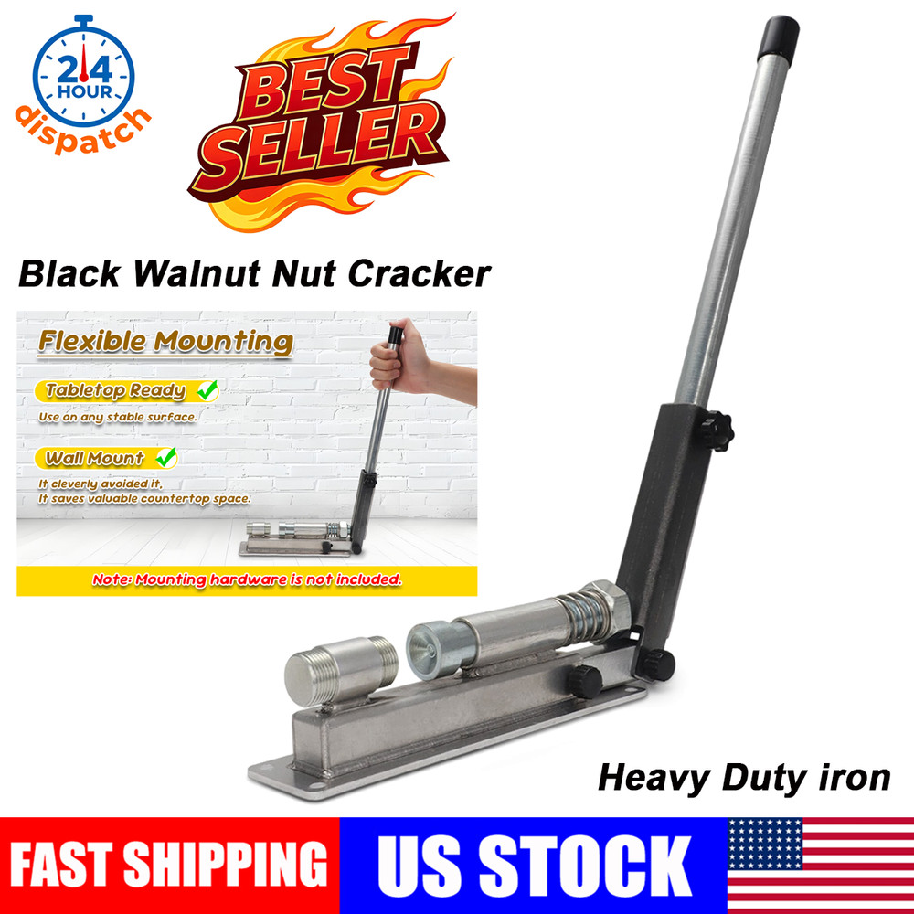 Wall-mounted Nutcracker, Black Walnut Nut Cracker For Black walnuts, macadamia