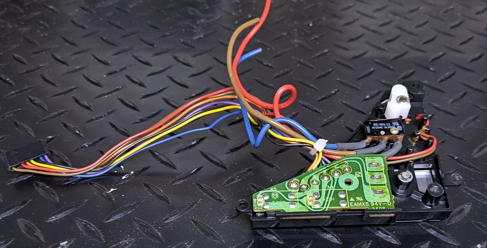 OEM power switch, start/stop, & speed selection from Technics SL-1200 M3D