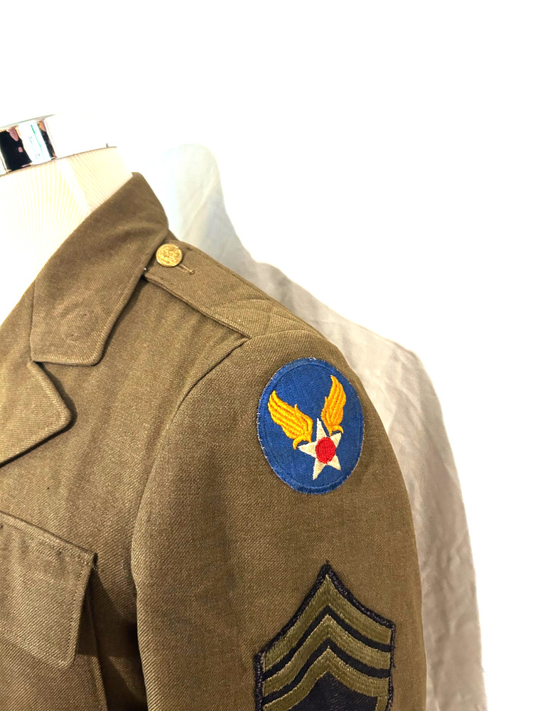 WWII Named AAF Flight Instructor 4 Pocket Service Coat