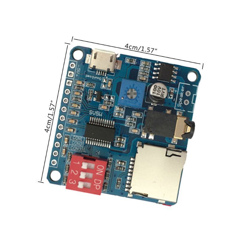 DY-SV5W Voice Playing Module MP3 Decoding Board Printed Circuit Board Assembly
