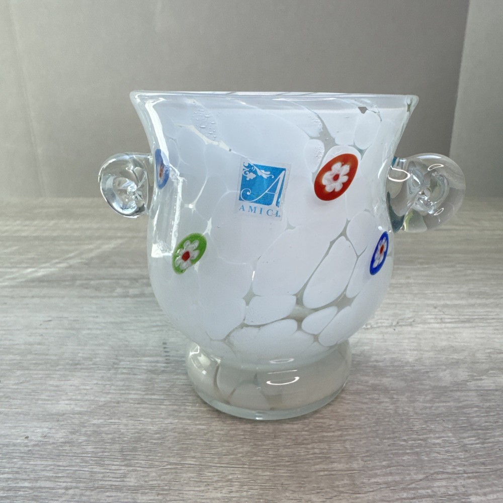 Amici Marbled Base Hand painted Art