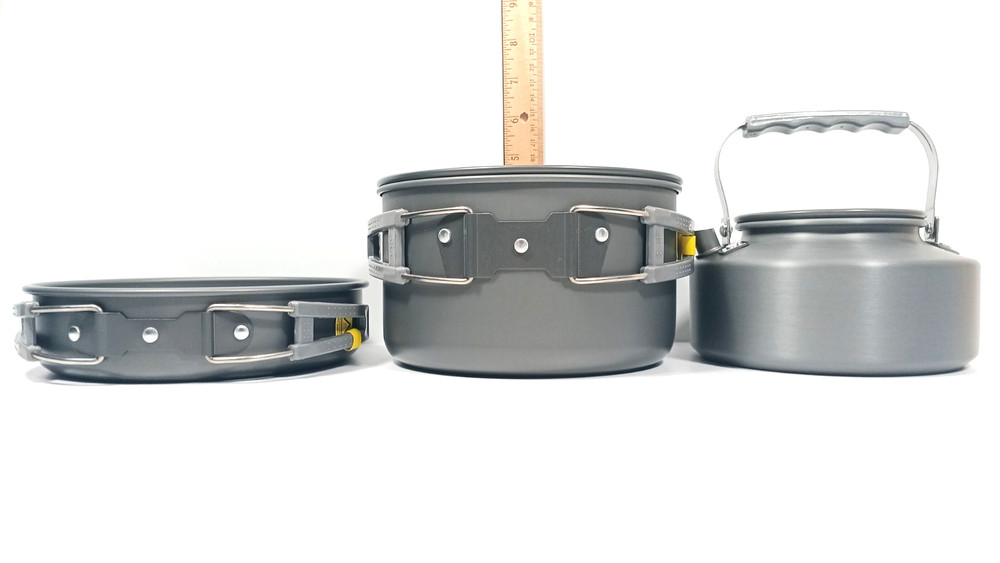 Adventuridge 5 Piece Collapsible Camping Cookware Set