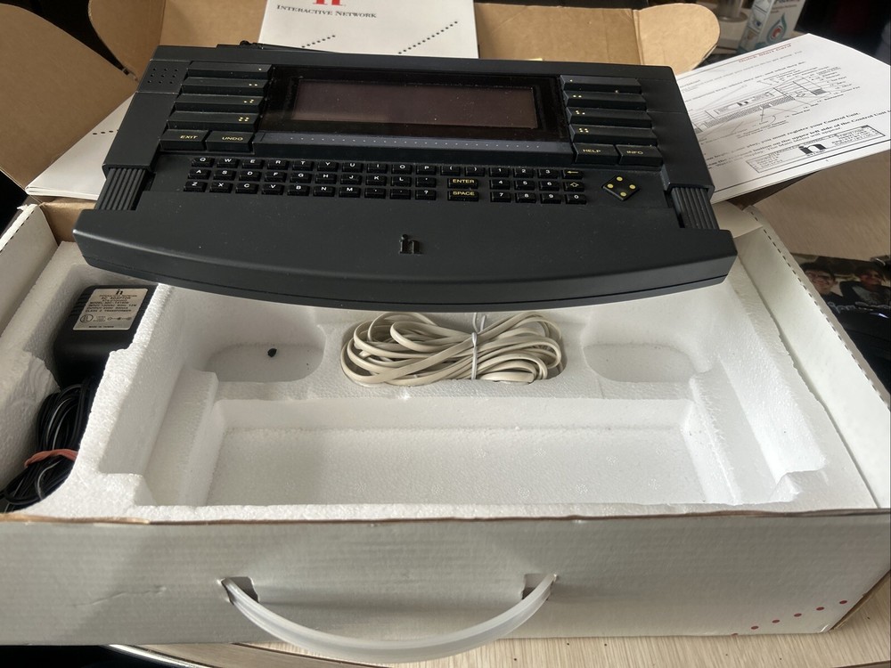 Vintage Interactive Network C-0300 Control Unit Sega Video Game Accessory w/ Box