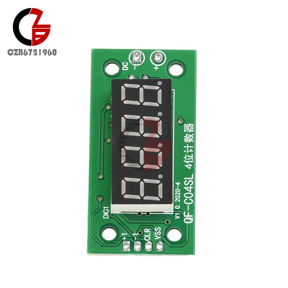 DC4-25V 4-digit Electronic Digital Counter Module With Power Cut Memory Function