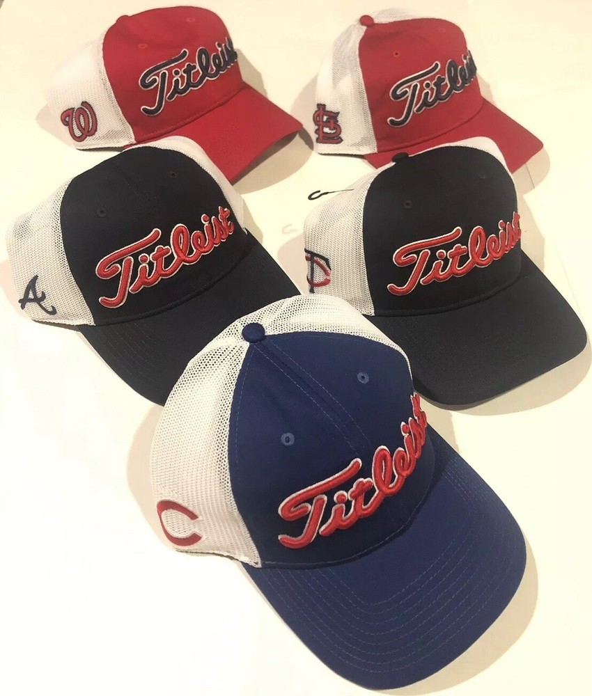 Titleist MLB Twill Mesh Adjustable Snap Back Golf Hat, Select Team, FREE SHIP!