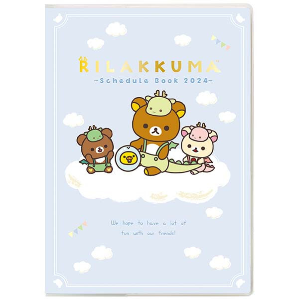 2024 Schedule Book Agenda Planner Rilakkuma B6 Weekly