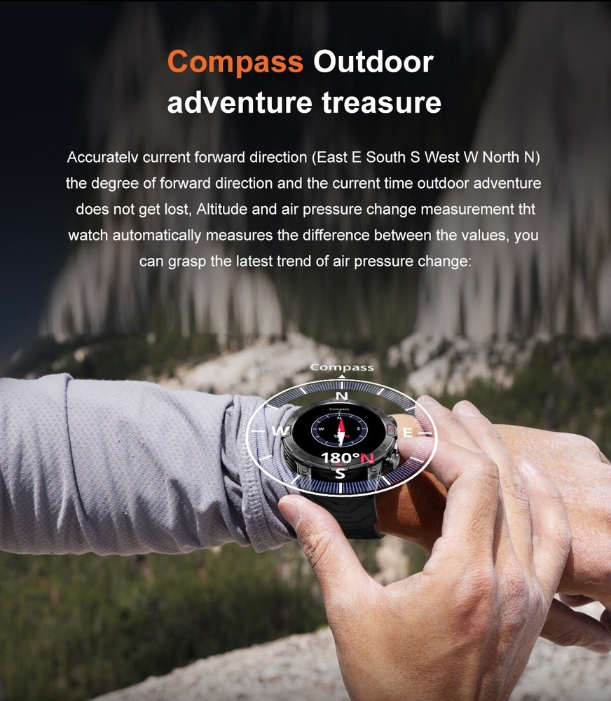 Full Touch Screen Smartwatch with Step Counting and Calorie Calculation For IOS
