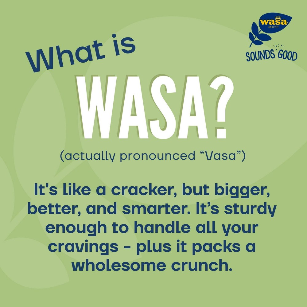 (2 pack) Wasa Multi Grain Crispbread, Multigrain Crackers, Fat Free, 9.7 oz