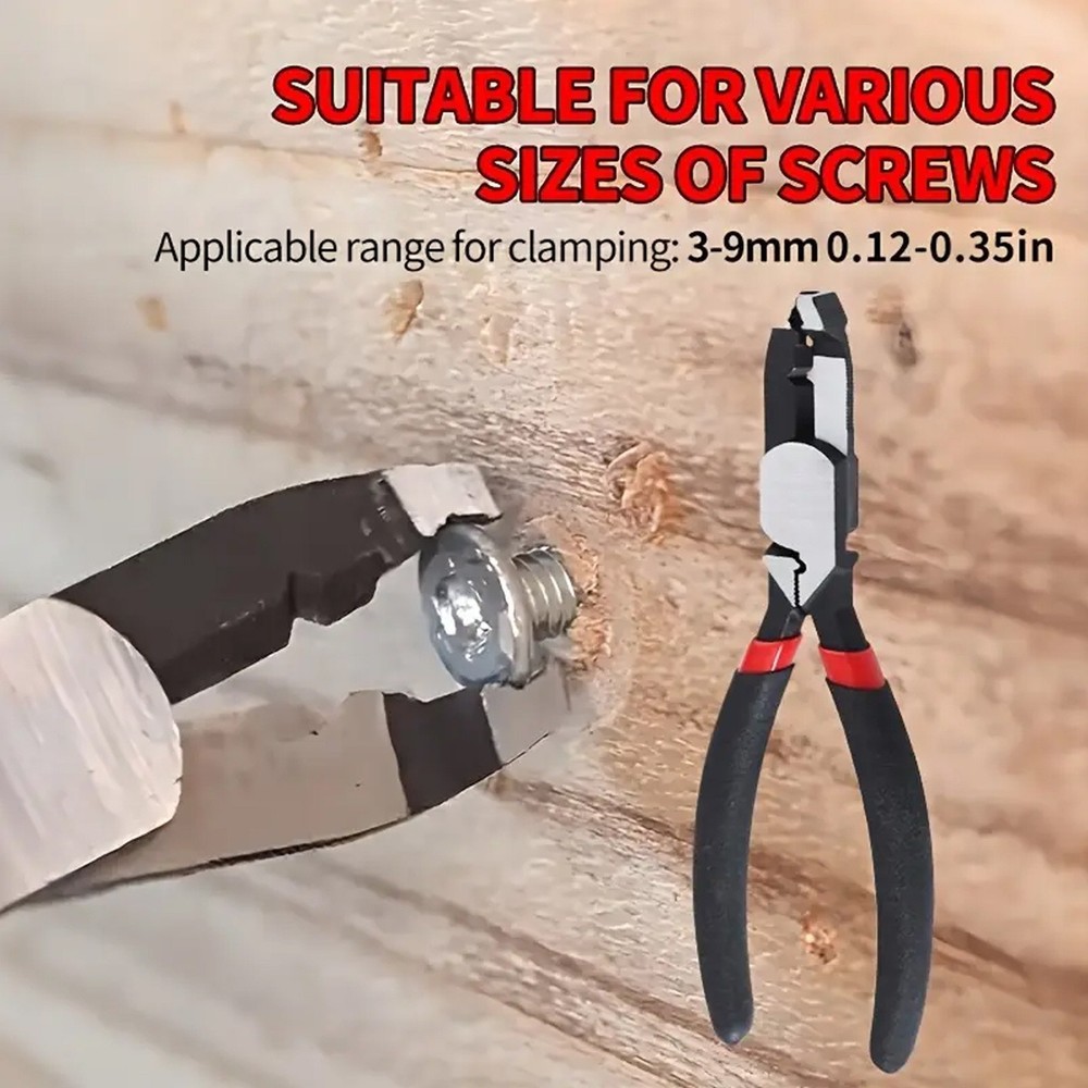Multi-Function Stripped Screw Removal Pliers - For Cutting, Stripping & Crimping