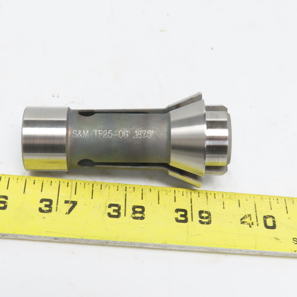 S & M TF25 OG Over Grip Precision Smooth Collet .1875