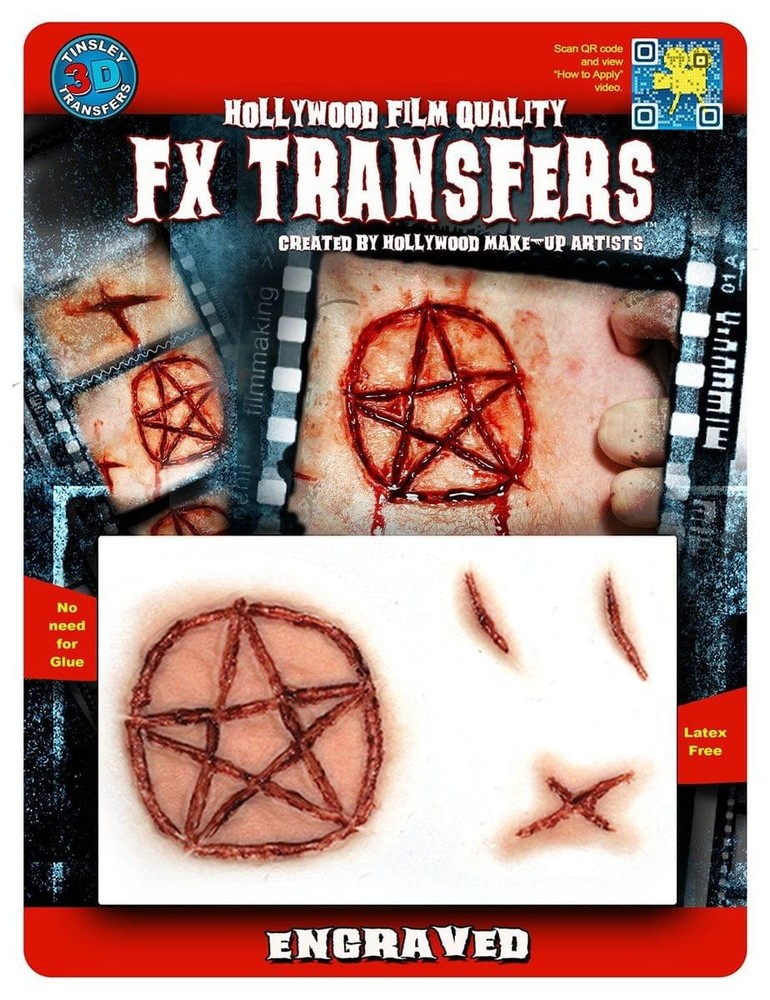 Costume 3D FX Transfers: Medium Gouged