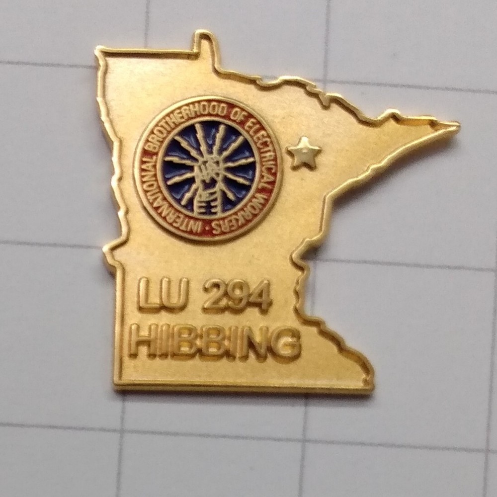 IBEW Lapel Pin Local 294 Hibbing, MN.