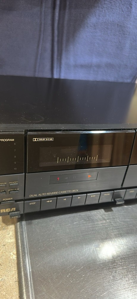 RCA Dimensia Dual Auto Reverse Cassette Deck MTR225