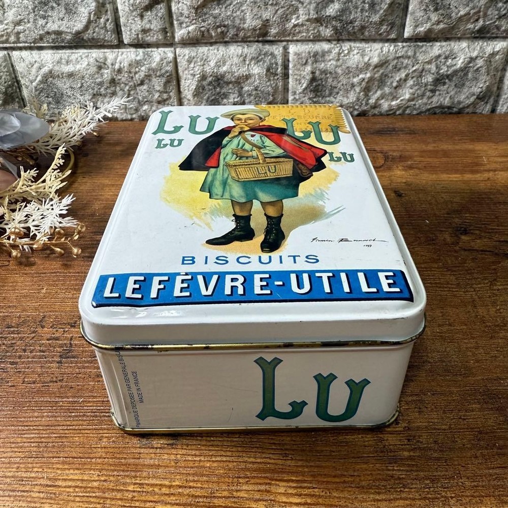 French Vintage LU Biscuits Biscuit Tin