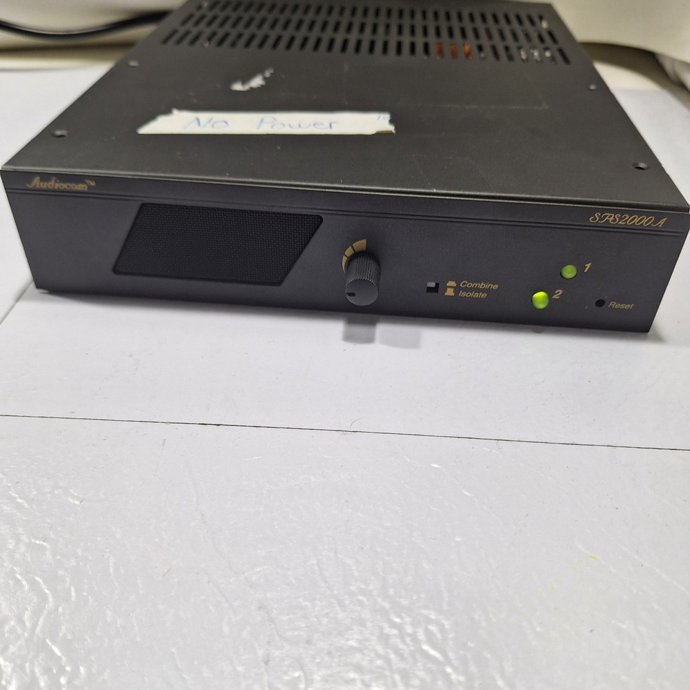 Telex Audiocom SPS2000A Intercom Console Parts not working