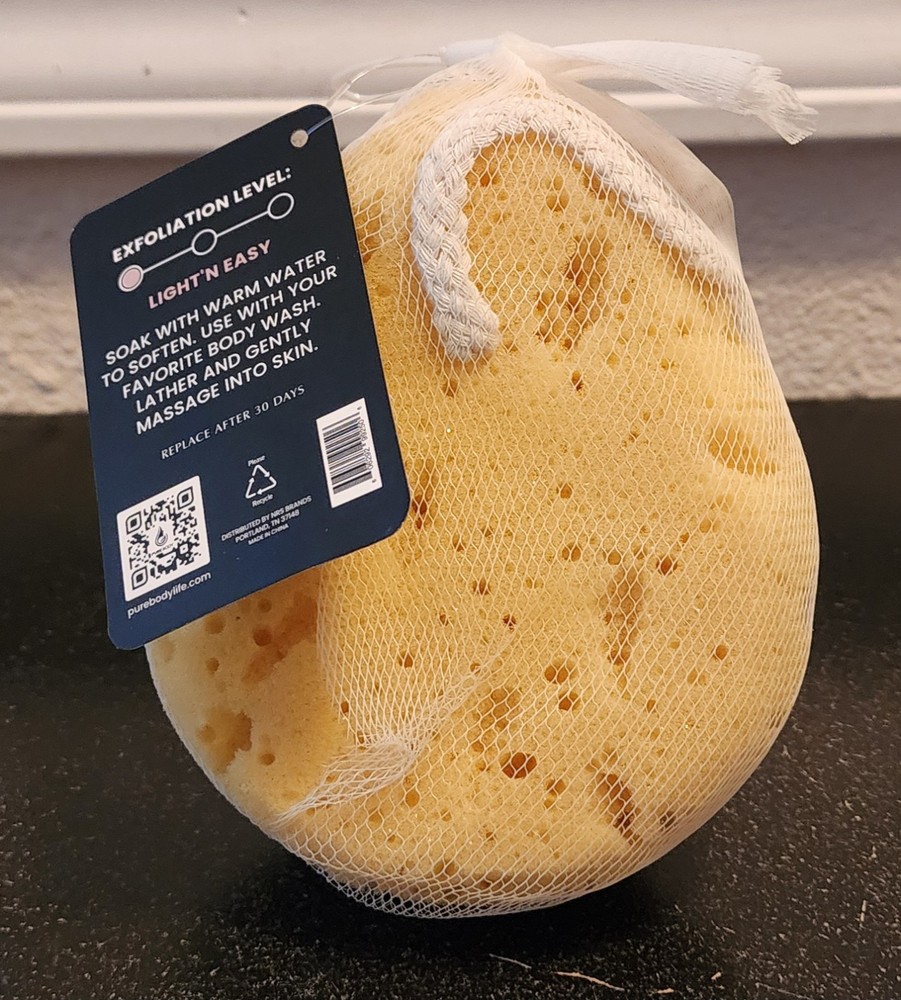 Pure Body Seafoam Bath Sponge