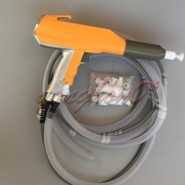 electrostatic powder coating spray gun with wire 3 pins