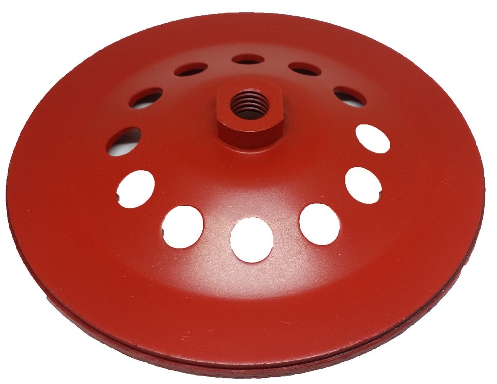 7" Double Row 5/8-11 Thread Concrete Diamond Grinding CUP Wheel Disc Grinder