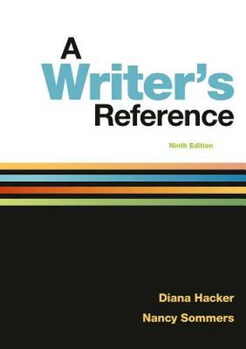 A Writer's Reference - Spiral-bound By Hacker, Diana - VERY GOOD
