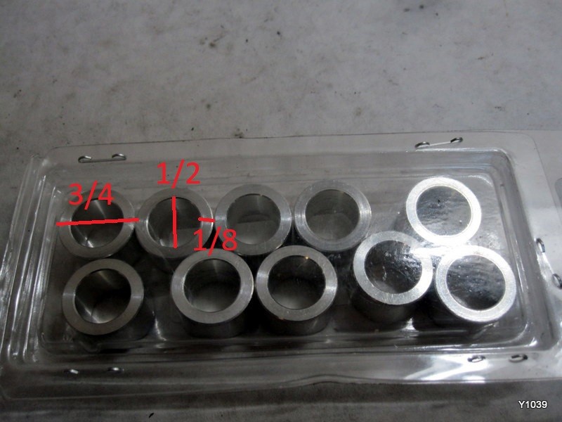 Wulankd 10pcs Aluminum Spacer 1/2