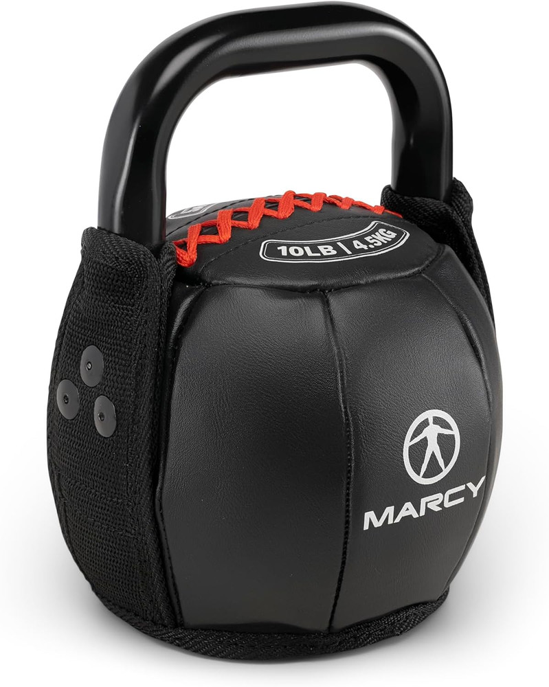 Marcy Strength Training Soft Kettlebell with Handle for Weightlifting, Condition