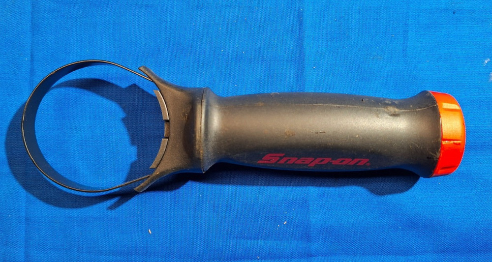 Snap-On Drill Handle For Cordless Drill, One Auxiliary red Handle
