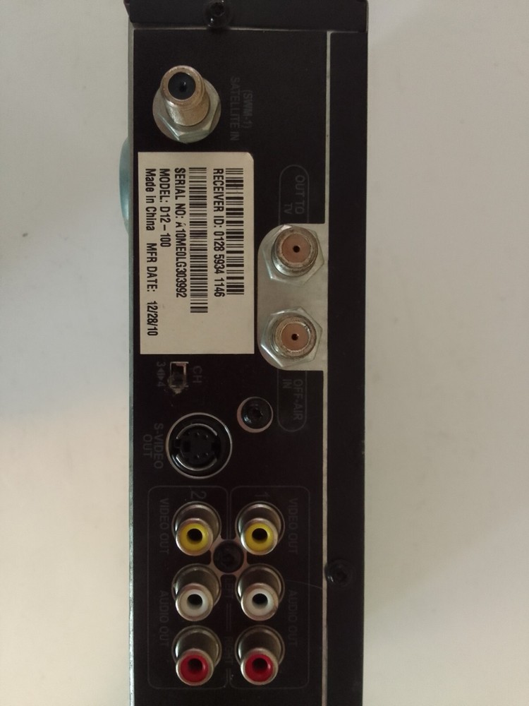 direct TV receiver model D12-100