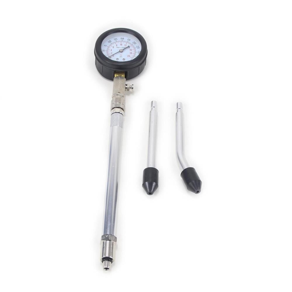 Engine Cylinder Compression Test Gauge Detector Set For Car Motorcycle Tool -