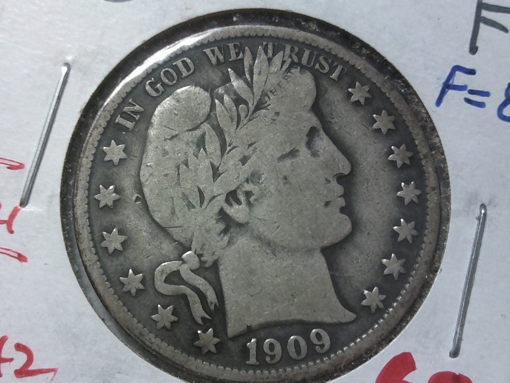 1909-O Barber Half Dollar