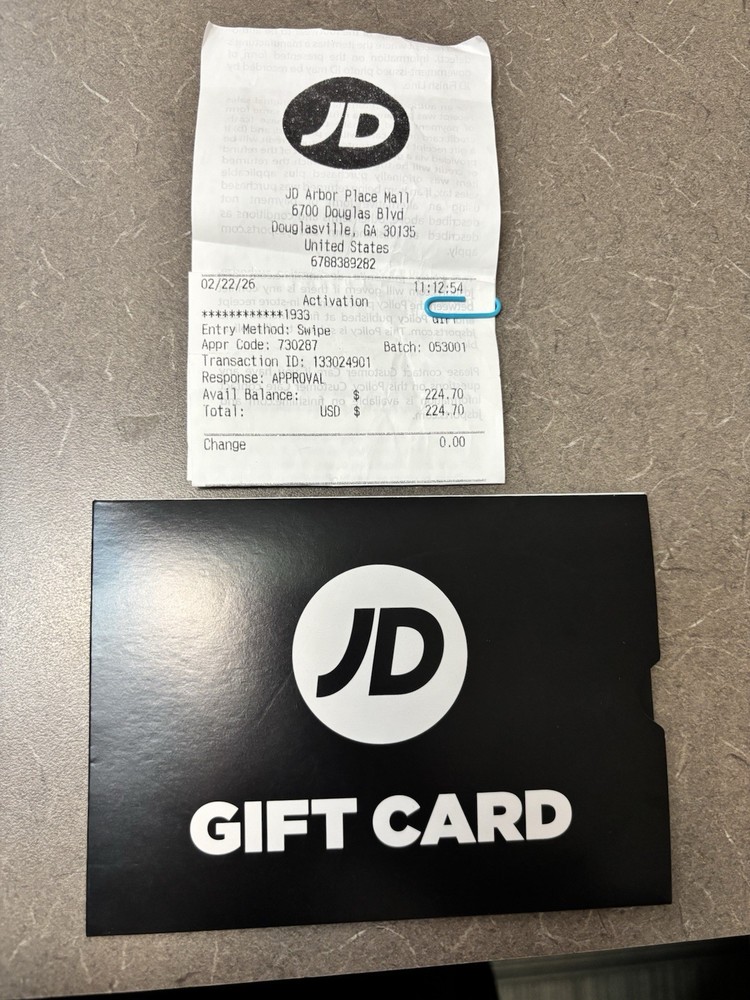 JD Sports Gift Card