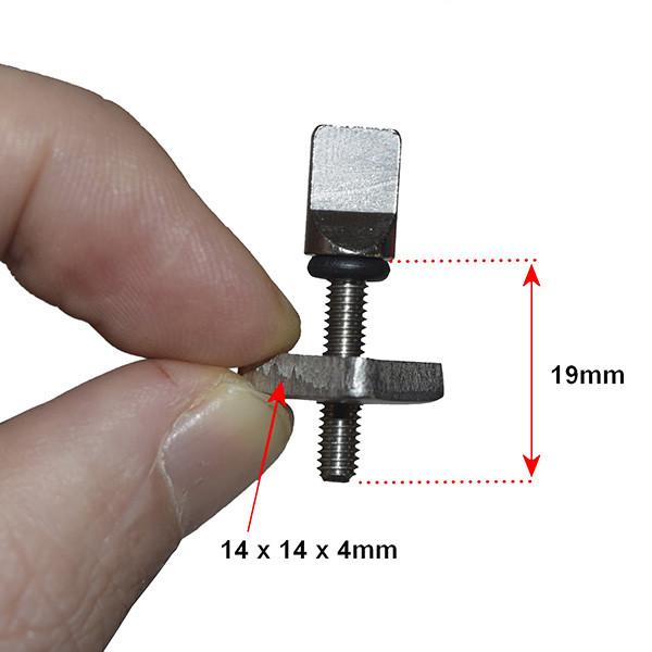 Tool-Free Fin Screw - 2 Pack