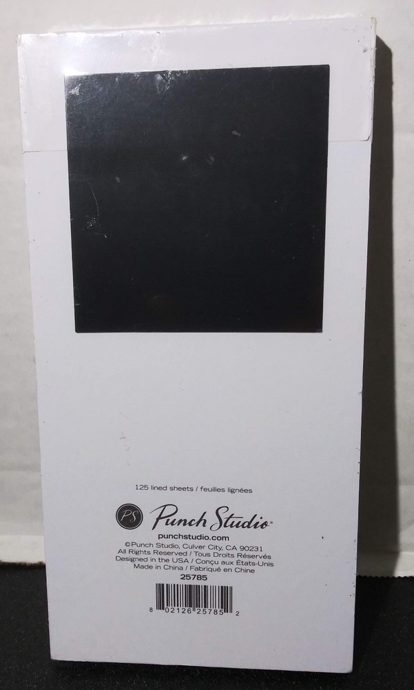 Punch Studio Butterfly Magnetic Note Pad "Notes" 125 sheets