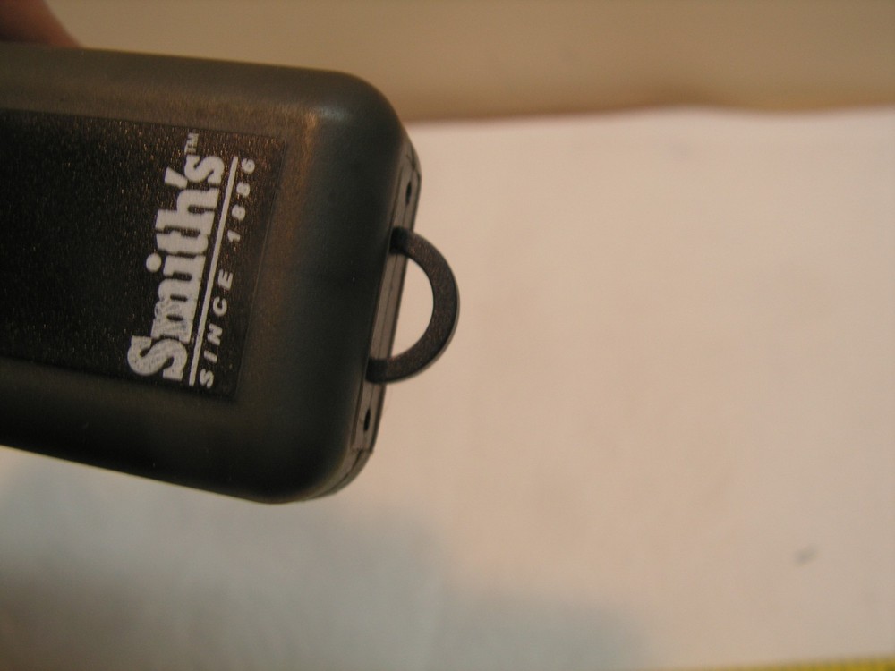 Smith's 4-Inch FINE & COARSE Diamond Combo Sharpening Stones Case & Handle